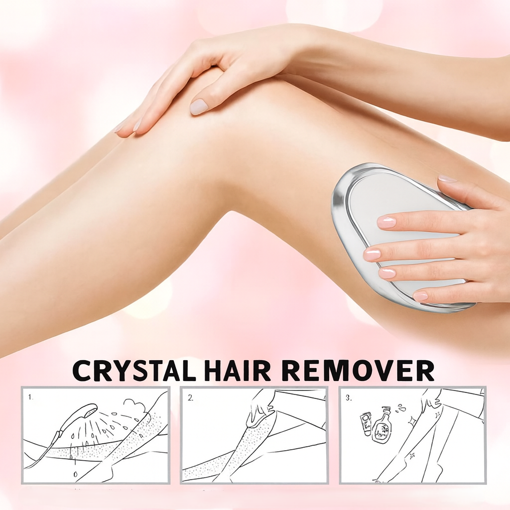 Epilator prin frecare cu cristale, Zola, functie dubla de epilare si exfoliere, argintiu Epilator prin frecare cu cristale, Zola, functie dubla de epilare si exfoliere, argintiu